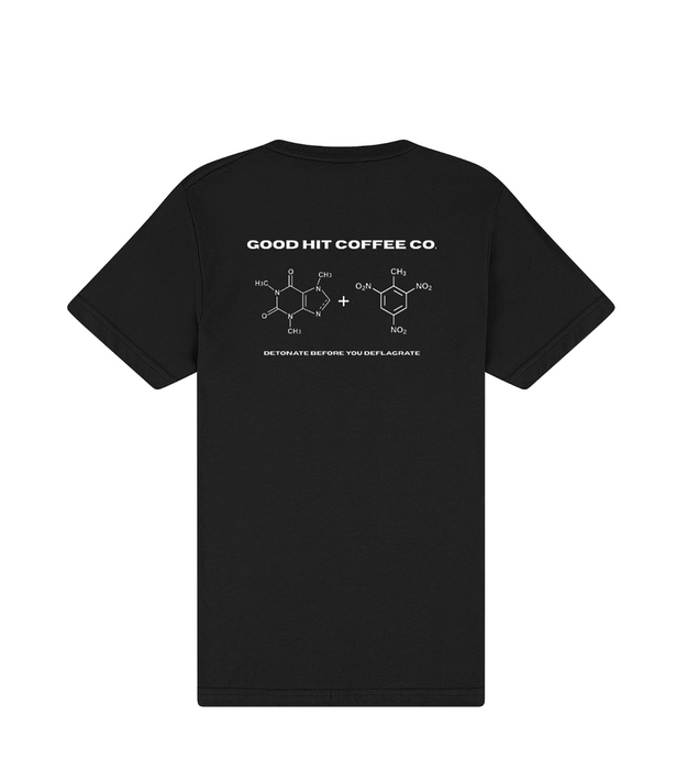 Explosive caffeine tee
