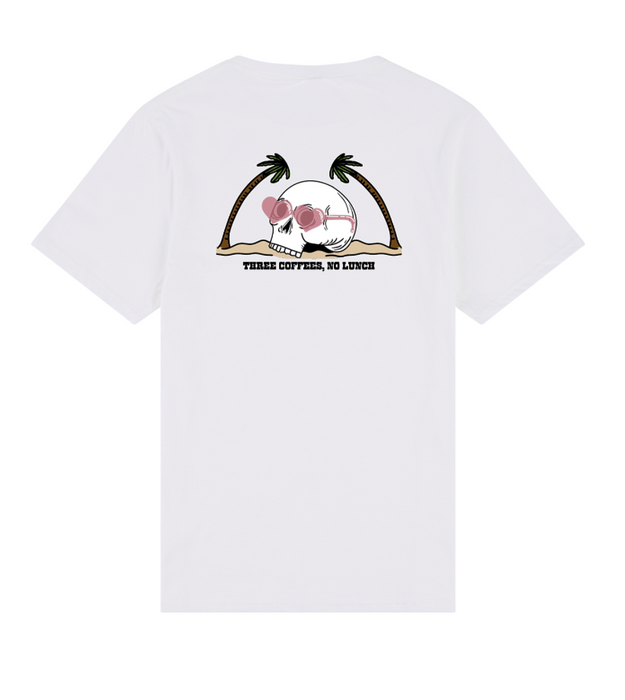 Three coffees, no lunch tee